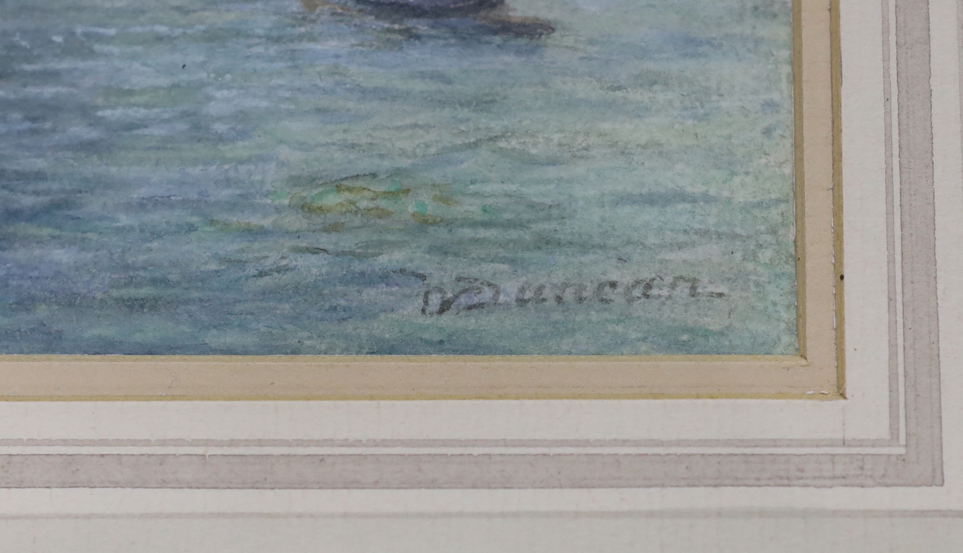 Walter Duncan (1848-1932), watercolour, St Thomas's, signed, details verso, 28cm x 18cm